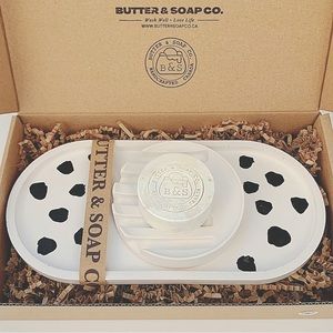 Lavender Essential Oil Shea Soap Gift Box